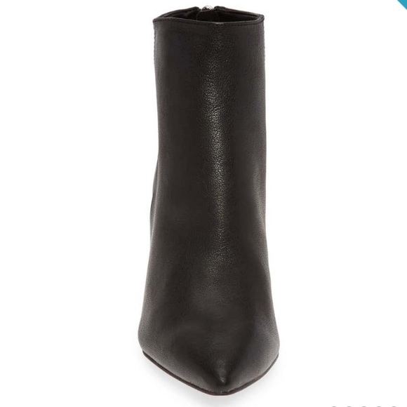 NEW 10 Vince Camuto Benedie Black Leather Bootie - Picture 4 of 13